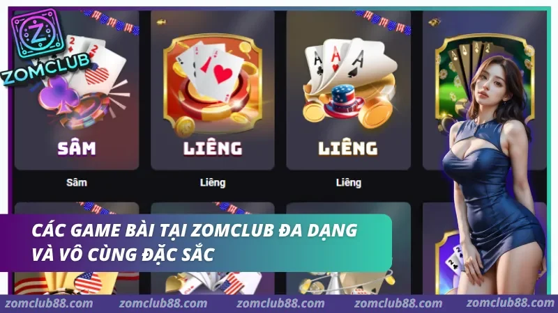 Hình ảnh Game Bai Zomclub 4 trong bài viết Nội dung category Game Bài ZomClub. Các bàn Sâm và Liêng trong sảnh game bài ZomClub