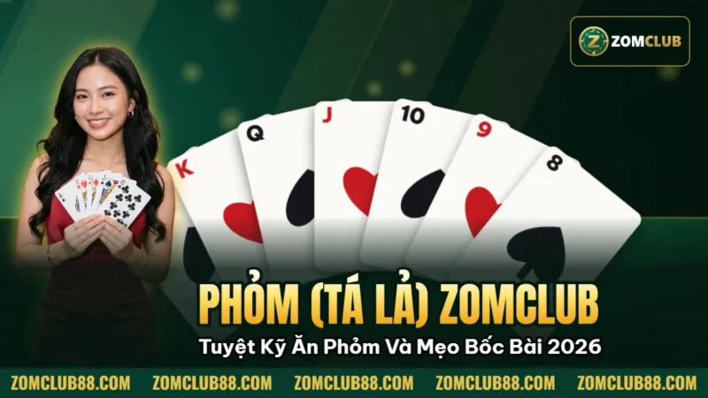 Phỏm (Tá Lả) ZomClub: Tuyệt Kỹ Ăn Phỏm Và Mẹo Bốc Bài 2026 2 Hình minh họa bài viết: Phỏm (Tá Lả) ZomClub: Tuyệt Kỹ Ăn Phỏm Và Mẹo Bốc Bài 2026