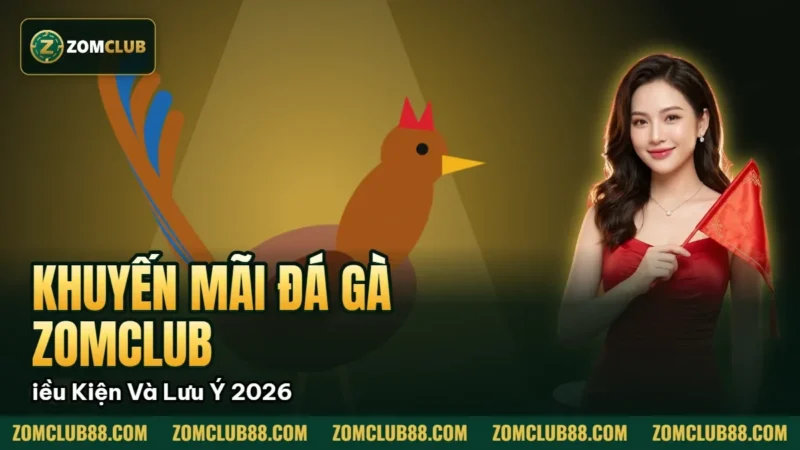 Hình minh họa bài viết: Khuyến Mãi Đá Gà Zomclub: Điều Kiện Và Lưu Ý 2026